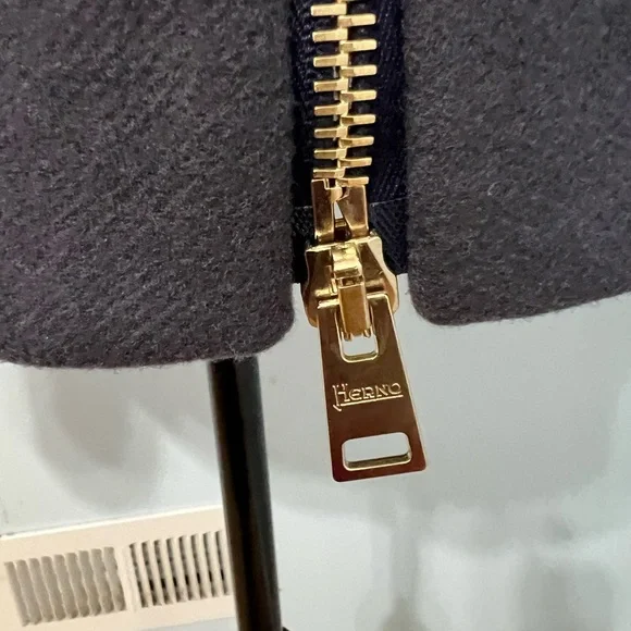 HERNO COAT IN LUXURY WOOL AND NYLON - Picture 7 of 12